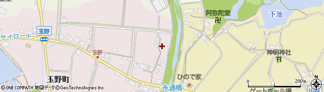 兵庫県加西市玉野町97周辺の地図