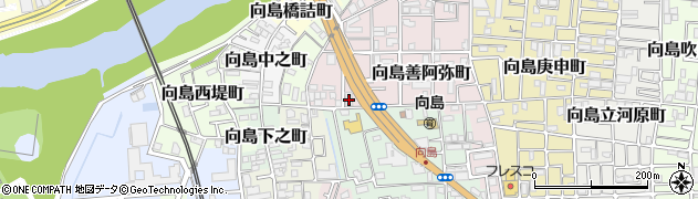 京都府京都市伏見区向島善阿弥町50周辺の地図