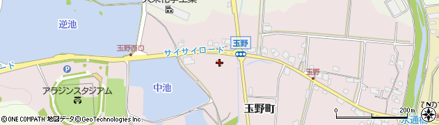 兵庫県加西市玉野町236周辺の地図