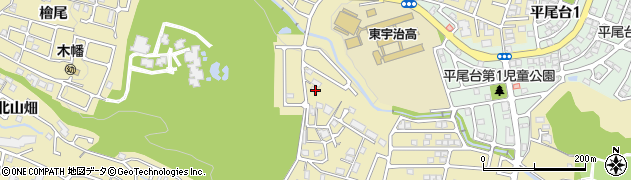 京都府宇治市木幡南山101周辺の地図