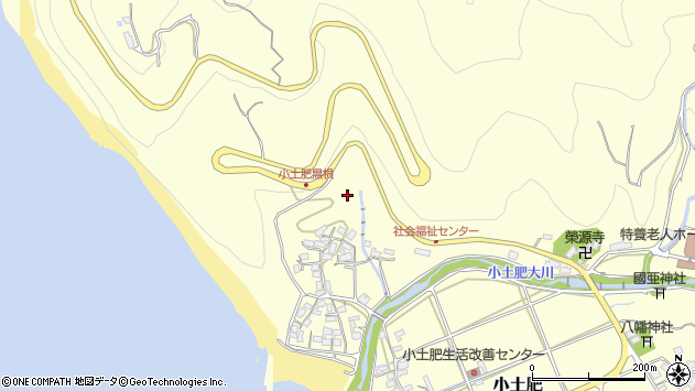 〒410-3301 静岡県伊豆市小土肥の地図