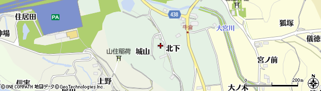 愛知県新城市牛倉（北下）周辺の地図