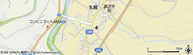 静岡県伊豆市矢熊301周辺の地図