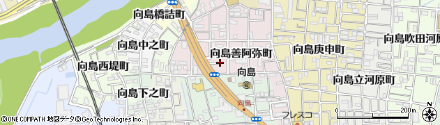 京都府京都市伏見区向島善阿弥町41周辺の地図