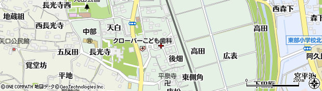 愛知県阿久比町（知多郡）椋岡周辺の地図