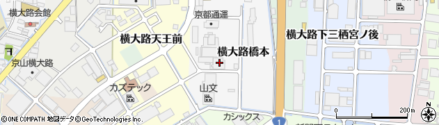 京都府京都市伏見区横大路橋本51周辺の地図