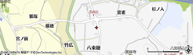 愛知県新城市八束穂1143周辺の地図