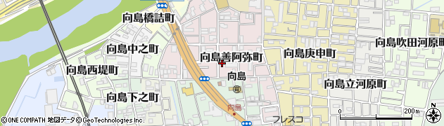 京都府京都市伏見区向島善阿弥町33周辺の地図