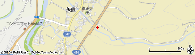 静岡県伊豆市矢熊414周辺の地図