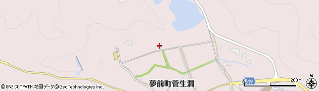 兵庫県姫路市夢前町菅生澗1321周辺の地図