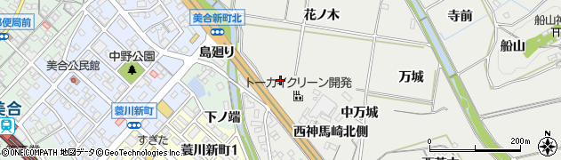愛知県岡崎市岡町坂下周辺の地図