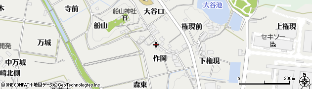愛知県岡崎市岡町森東32周辺の地図
