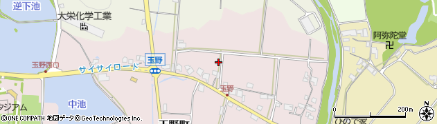 兵庫県加西市玉野町1244周辺の地図