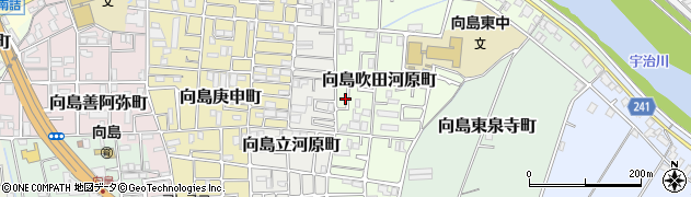 京都府京都市伏見区向島吹田河原町54-18周辺の地図