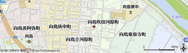 京都府京都市伏見区向島吹田河原町54-17周辺の地図