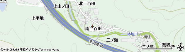愛知県岡崎市保母町南二百田周辺の地図