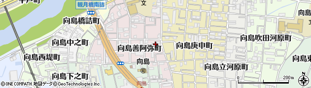 京都府京都市伏見区向島善阿弥町19周辺の地図