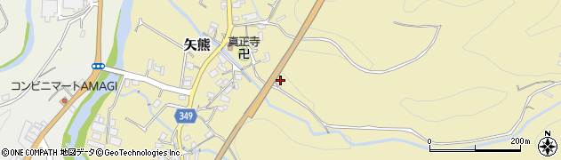 静岡県伊豆市矢熊276周辺の地図
