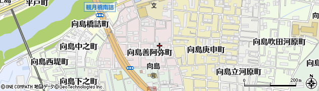 京都府京都市伏見区向島善阿弥町18周辺の地図