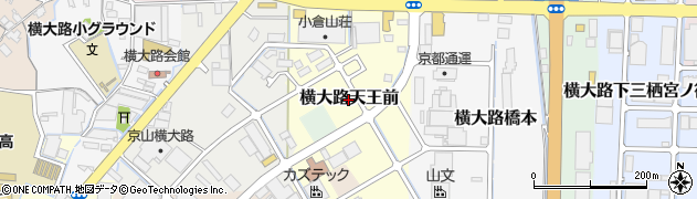 京都府京都市伏見区横大路天王前周辺の地図