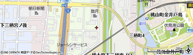 京都府京都市伏見区横大路下三栖里ノ内79周辺の地図