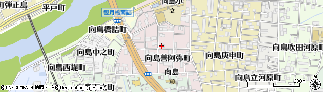 京都府京都市伏見区向島善阿弥町29周辺の地図
