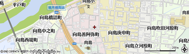 京都府京都市伏見区向島善阿弥町17周辺の地図