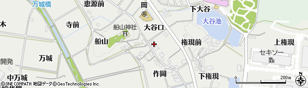 愛知県岡崎市岡町森東40周辺の地図