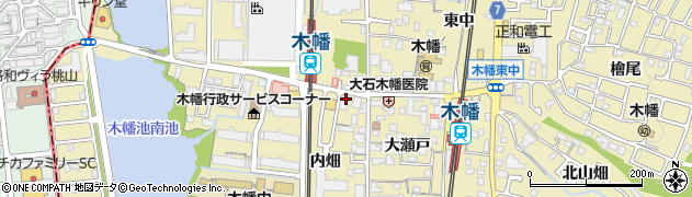 京都銀行木幡支店周辺の地図