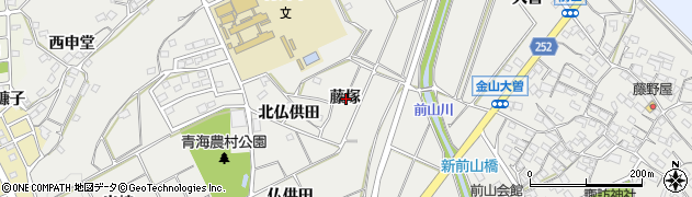 愛知県常滑市金山藤塚周辺の地図