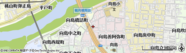京都府京都市伏見区向島善阿弥町46周辺の地図