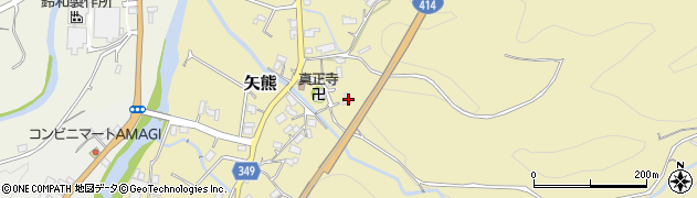 静岡県伊豆市矢熊279周辺の地図
