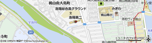 京都府京都市伏見区桃山南大島町58周辺の地図