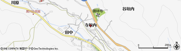 兵庫県川西市黒川（寺垣内）周辺の地図