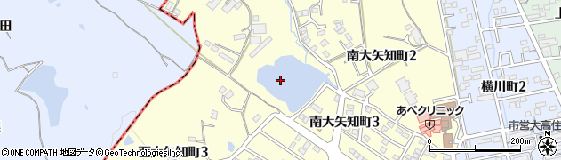 葭池周辺の地図