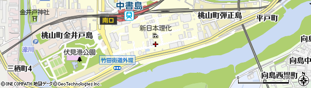 京都府京都市伏見区葭島矢倉町周辺の地図