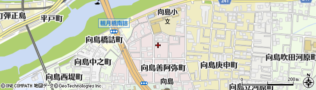 京都府京都市伏見区向島善阿弥町27周辺の地図