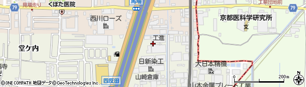 京都府長岡京市神足（上八ノ坪）周辺の地図