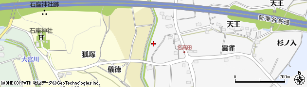 愛知県新城市八束穂（瀬戸川）周辺の地図
