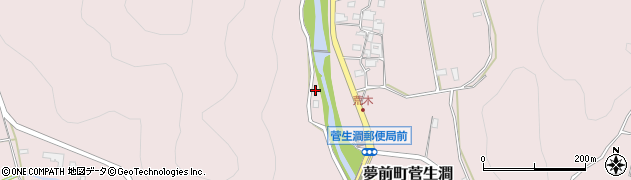 兵庫県姫路市夢前町菅生澗1507周辺の地図