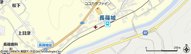 愛知県新城市長篠森下32周辺の地図