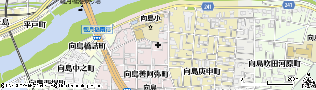 京都府京都市伏見区向島善阿弥町12周辺の地図