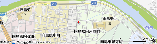 京都府京都市伏見区向島吹田河原町43周辺の地図