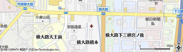 京都府京都市伏見区横大路橋本33周辺の地図