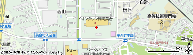 愛知県岡崎市美合町（つむぎ南）周辺の地図
