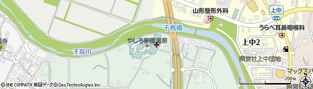夢園温泉　ダンスホール周辺の地図