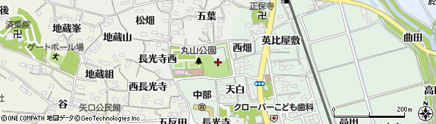 愛知県知多郡阿久比町椋岡丸山周辺の地図