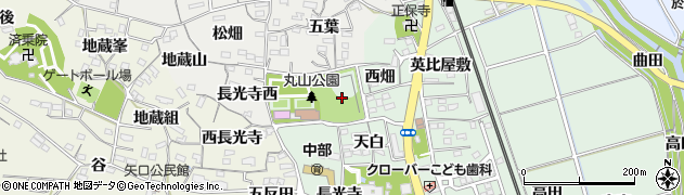 愛知県阿久比町（知多郡）椋岡（丸山）周辺の地図