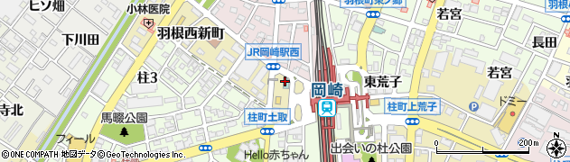 ホテルトレンド岡崎駅前周辺の地図