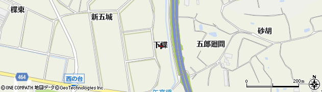 愛知県知多郡阿久比町矢高下楪周辺の地図